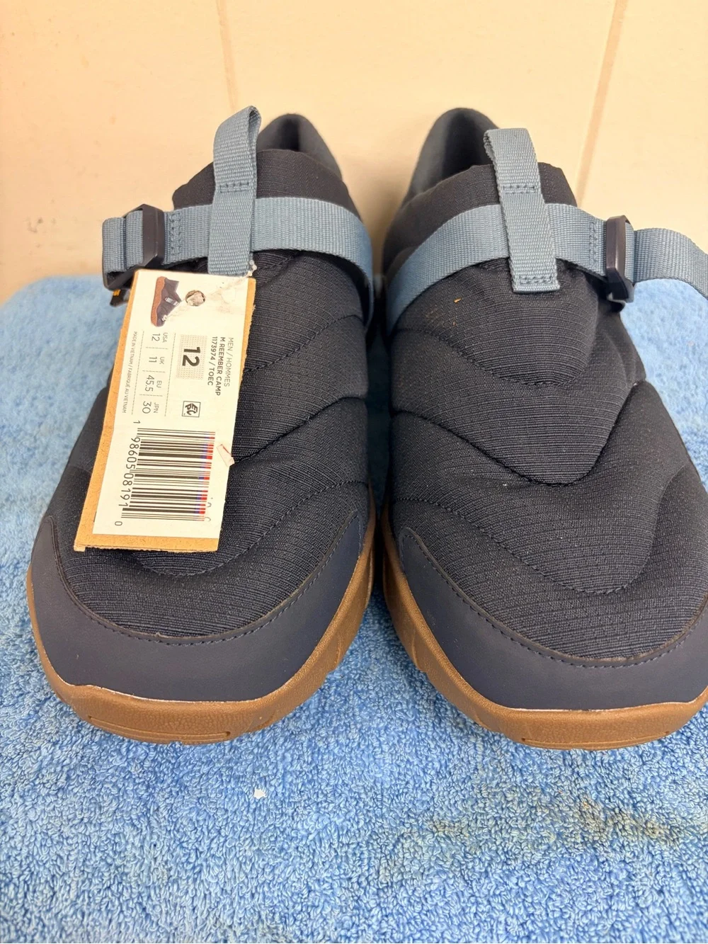 Teva Men's Slip-On Loafer in Navy and Brown
